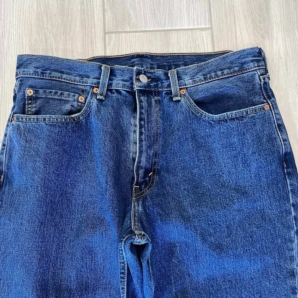 Levi's 550 Jeans Men's 34/29 Relaxed Fit Tapered Blue Wash Red Tab